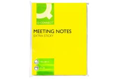 Q-Connect Meeting Notes - 150 x 203 mm, mešanica 4 barv