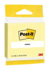 Post-It Listek - 76 x 76 mm, kanarček rumene barve