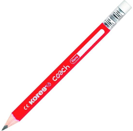 Kores Grafitni trikotni svinčnik 3/4 Coach - HB, 12 kosov