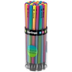 Grafitni svinčnik Berlingo Radiance - brez gume, HB, mešanica barv