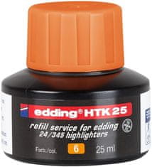 Edding Nadomestno črnilo za označevalnik Eco - HTK 25, oranžno