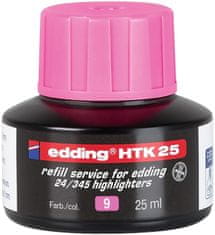 Edding Nadomestno črnilo za označevalnik Eco - HTK 25, roza
