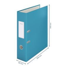 Leitz Cosy 180°, arhivska mapica z vzvodom - A4, 8 cm, modra