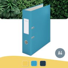Leitz Cosy 180°, arhivska mapica z vzvodom - A4, 8 cm, modra