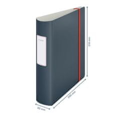 Leitz Cosy 180° arhivski vložek z vzvodom - A4, 8,2, siv