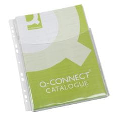Q-Connect Evrolistni ovitki U za kataloge - A4, PP, 200 mic, sprednja stran do 3/4, 5 kosov