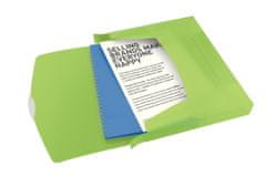 Esselte VIVIDA škatla za dokumente z elastičnim trakom - A4, zelena