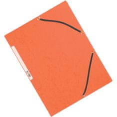 Q-Connect mape z zavihki in gumico - A4, oranžne barve, 10 kosov - različne različice ali barve