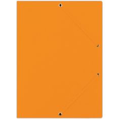 Donau mape z zavihki in gumico - A4, oranžne barve, 1 kos