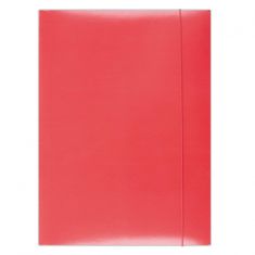OFFICE products Pisarniški izdelki Papirnate mape z gumico, A4, rdeče barve