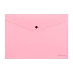 Karton P+P Zgibanka z gumbom Pastelini - A5, roza