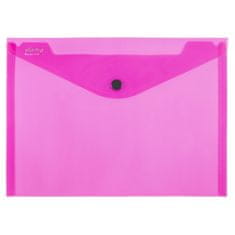 Karton P+P Karton P+P Kartoteke ELECTRA A4, prozorne, temno roza, 5 kosov