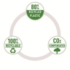 Leitz Škatla za datoteke RECYCLE-A4, ekološka, modra, 3,8 cm, 1 kos