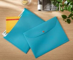 Leitz Cosy, A4, 3 kosi, modra