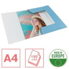 Esselte Deske z hlop. Colour'Breeze, A4, karton, modra