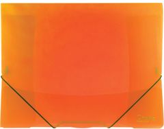 Karton P+P Karton P+P Opaline mape z zavihki in elastičnim trakom, A4, oranžne barve