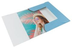 Esselte Deske z hlop. Colour'Breeze, A4, karton, modra