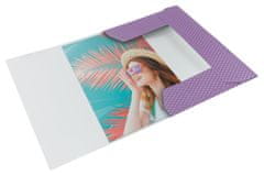 Esselte Deske z hlop. Colour'Breeze, A4, karton, sivka