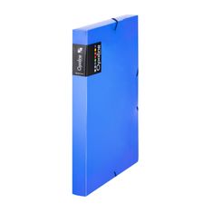 Karton P+P Karton P+P Plastična škatla za dokumente z gumico Opaline, A4, modra
