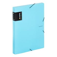 Karton P+P Škatla za dokumente z gumico Pastelini - A4, modra, 3 cm