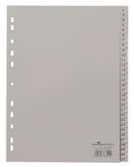 Durable Trajni plastični razdelilnik - A4, siv, 1-31
