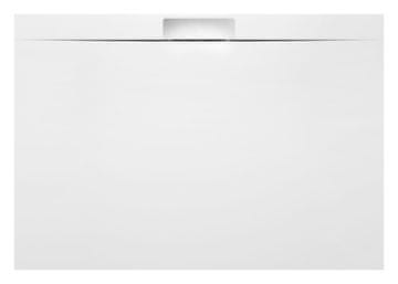 POLYSAN KAZUKO Liti Marmorna Tuš Kad 130x90cm Bela - Elegantna in Funkcionalna Rešitev za Kopalnice