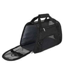 MG Animal transportna torba za mačke in pse 43x20 cm, črna