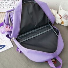 MG School Bag šolski nahrbtnik z dodatki, vijolična