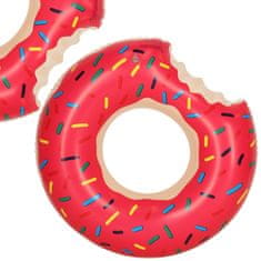 Ikonka Aga Otroški napihljiv obroč Donut 50cm Roza