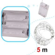 Aga LED Dekorativna Žica 5m 50 LED Topla bela