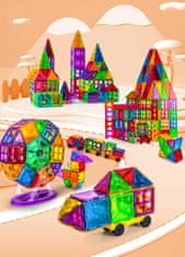 Magnetic Tiles Magnetni sestav za otroke set 120 kosov - Magnetic Tiles