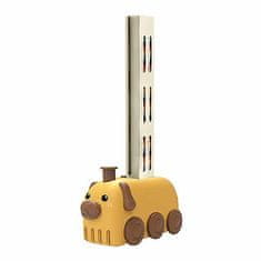 CAB Toys Pasji vlakec - Električno avtomatsko zlaganje domin kock