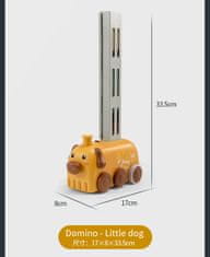 CAB Toys Pasji vlakec - Električno avtomatsko zlaganje domin kock