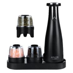 električni mlinček za sol in poper, črn (AD4449b)