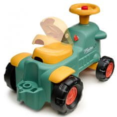 Falk  Traktor Baby Maurice Green Vintage s prikolico od 1 leta