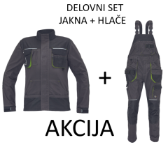 Mix zaščitna oprema GREENDALE delovni set (jakna+hlače farmer), 60