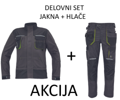 Mix zaščitna oprema GREENDALE delovni set (jakna+hlače farmer), 46