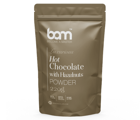 BAM Vroča čokolada z lešniki, 220 g