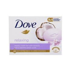 Dove Relaxing Beauty Cream Bar vlažilno trdo milo z vonjem po kokosu in jasminu 90 g za ženske