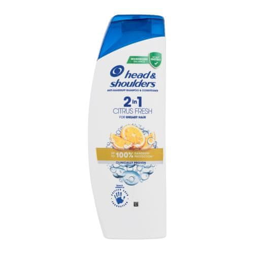 Head & Shoulders Citrus Fresh 2in1 šampon in balzam za mastne lase in prhljaj unisex