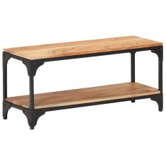 Vidaxl Klubska mizica 90x30x40 cm trden akacijev les