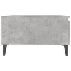 Vidaxl Klubska mizica betonsko siva 90x60x35 cm iverna plošča