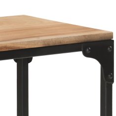 Vidaxl Klubska mizica 90x30x40 cm trden akacijev les