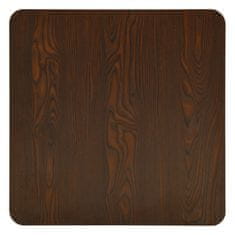 Vidaxl Bistro miza temno pepelnata 78,5x78,5x107 cm