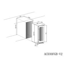 Cavin Vinska vitrina Arctic Collection 30 podpultno vgradna