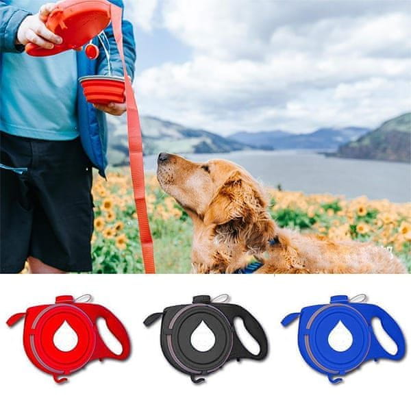 Netscroll 5v1 večnamenski povodec za pse, DogLeash