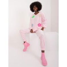 ITALY MODA Ženski komplet s puloverjem KOMA svetlo roza DHJ-KMPL-8655.05_406031 Univerzalni