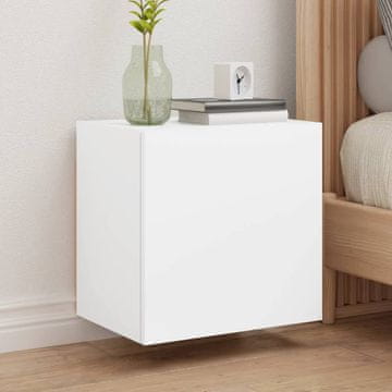 Vidaxl vidaXL Stenska TV omarica, bela, 40,5 x 30 x 40 cm