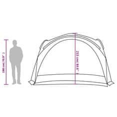 Vidaxl Vrtni šotor moder 360x360x215 cm 185T taft