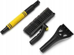 Korbi Teleskopska avto krtača in strgalo za sneg